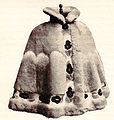 Cape from cormorant skins