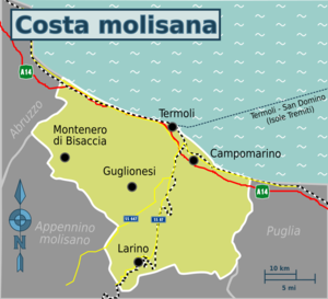 Mapa dividido por regiones