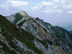 Kengamine la cumbre más alta del Monte Daisen