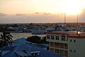Aerial View of Belize City at dawn