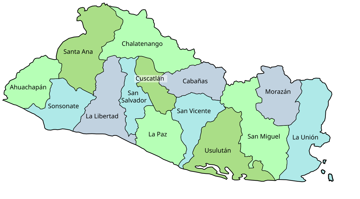 Departments of El Salvador - Wikipedia