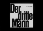 Logo der 1963 erschienenen Fassung des Films Der dritte Mann