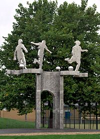 Derby County's former Baseball Ground commemoration by Denis O'Connor Derby Former Baseball Ground Commemoration by Denis O'Connor.JPG
