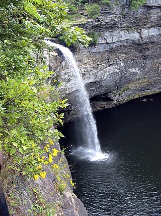 <span class="mw-page-title-main">DeSoto Falls (Alabama)</span> Waterfall in Alabama, United States