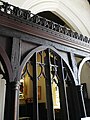 Rood screen at the eastern end of the medieval Church of All Saints in Eastchurch on the Isle of Sheppey. [185]