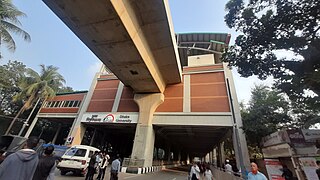 <span class="mw-page-title-main">Dhaka University metro station</span> Metro station in Dhaka