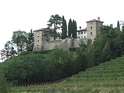 Skyline of Dolegna del Collio