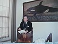 Een burgemeester van Domburg met de orka