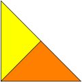 Figur 3: gleichschenklig-rechtwinkliges Dreieck