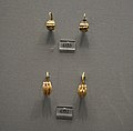 Gild earrings from Troy, 2500-2300 BC