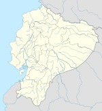 グアヤキル湾の位置（エクアドル内）