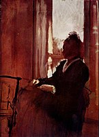 Edgar Degas, Woman at a Window, 1875–1878