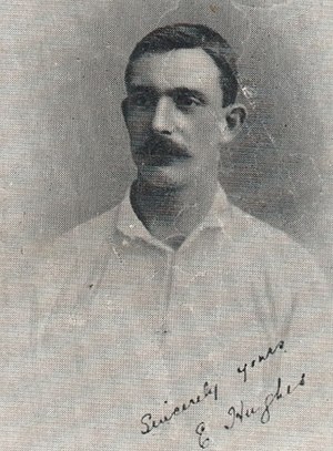 Footballer Ted Hughes