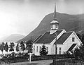 Eid kyrkje i Nordfjord fotografert i 1931.