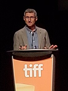 Producer Fabrice Aragno presenting The Image Book at the 2018 Toronto International Film Festival Fabrice Aragno 1.jpg
