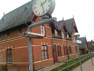 Faxe Ladeplads Station, from the back.