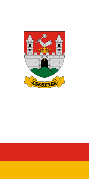 File:Flag of Csesznek (vertical).svg