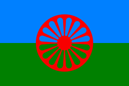 Flag of the Romani people.svg