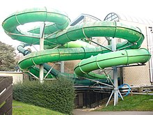 Pool in the Park flumes