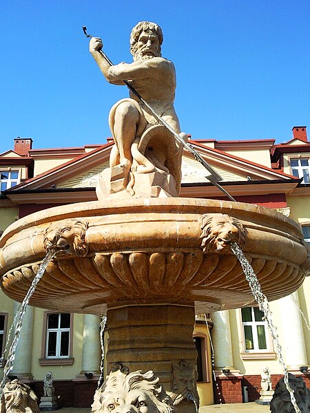 Fountain in front of Saturn Palace