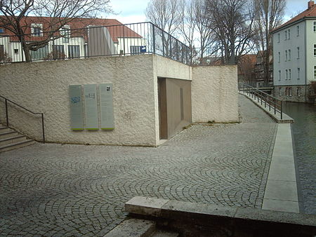 Former mikveh in Erfurt, entrance