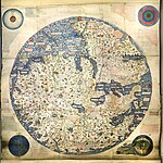 Fra Mauro World Map, c.1450 (1806 copy).jpg Fra Mauro (W. Fraser) Public Domain