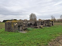 Bunker de l'Abbiette (Fromelles) Casemate à mitrailleuse n°28