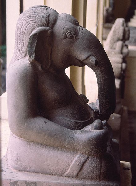 8th-century Ganesha Statue in Cham Museum  Danang, Central Vietnam
