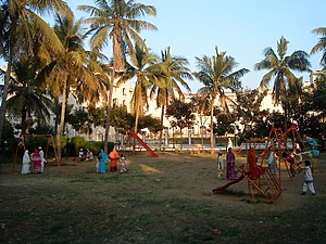 Garden for children, Fakhri mazar.JPG