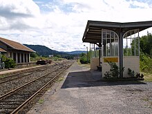 Bahnsteig Bruyères