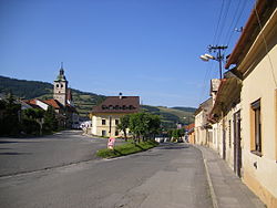 Main square of Gelnica