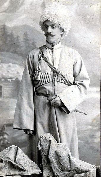 File:Georgian man in chokha.jpg