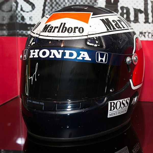 File:Gerhard Berger 1991 helmet front-left 2015 Honda F1 Exposition.jpg