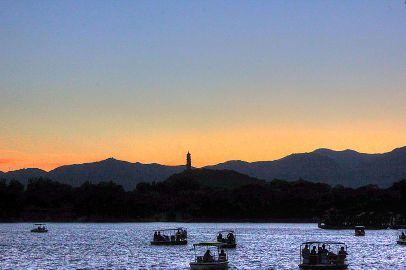File:Gfp-beijing-summer-garden-palace-sunset-with-pagoda-at-the-back.jpg