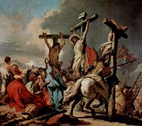 Giambattista Tiepolo, La crucifixión