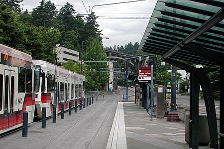 Goose Hollow MAX station