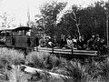 Matthew Nathan be­sucht die Waldbahn, 1922