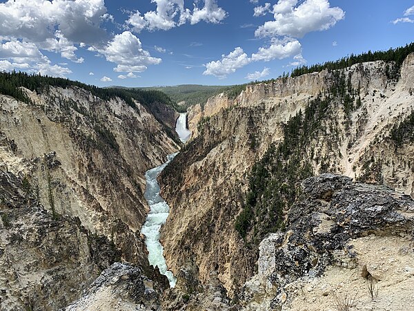 Grand Canyon of the Yellowstone and Lower Falls