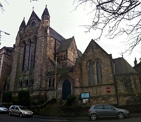 Glasgow'daki St Luke Katedrali bölümünün açıklayıcı görüntüsü