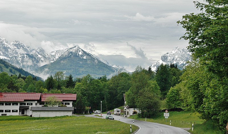 File:Grenzübergang Deutschland - Österreich bei Reit im Winkl - panoramio.jpg