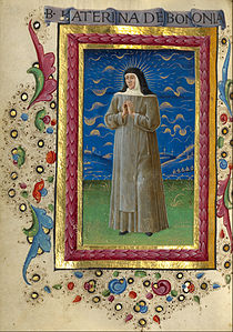 Guglielmo Giraldi (Italien, actif 1445 - 1489) - Sainte Catherine de Bologne - Google Art Project.jpg