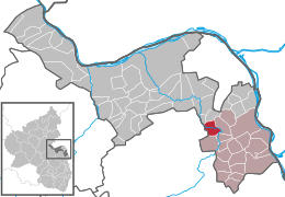 Hahnheim - Carte