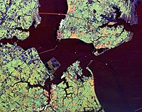 Hampton Roads from space