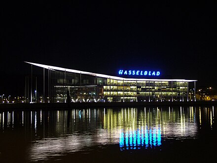 Former Hasselblad headquarters built in 2003 (now occupied by Sveriges Television AB)