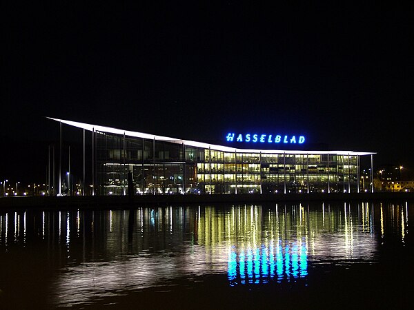 Former Hasselblad headquarters built in 2003 (now occupied by Sveriges Television AB)