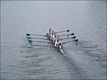 Queen's University Belfast, a crew from Northern Ireland, racing in the Head of the Charles in 2003 Headofthecharles.jpg