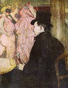 Maxime Dethomas, au Bal de l'Opéra (1896), huile sur toile (67,5 × 62,5 cm), Washington, National Gallery of Art.