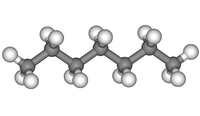 Không gian 3 chiều của heptan