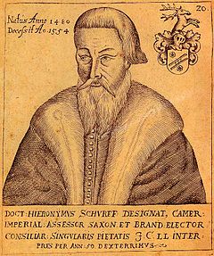 Hieronymus Schurff († 1554)