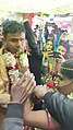 File:Hindu marriage ceremony of two blind persons at Voice Of World Kolkata IMG 20240126 191056 10.jpg